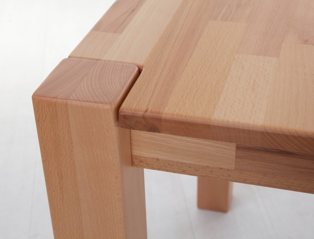 hochwertiger Esstisch 140x80 Massivholz Tisch ausziehbar ...