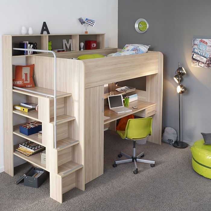 Jugendzimmer set mit hochbett: hochbett etagenbett bett schwarz ...