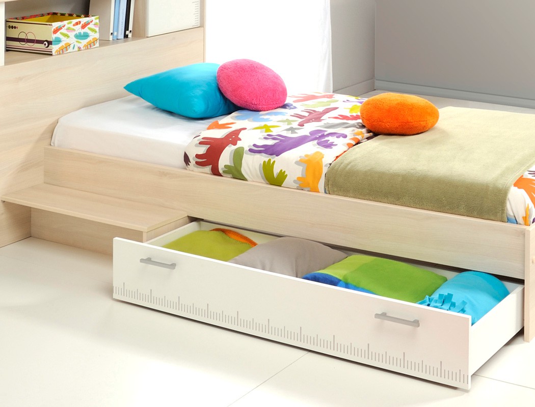 Jugendzimmer chiron 10 akazie nb bett regal nako schreibtisch ... Bett mit schrank