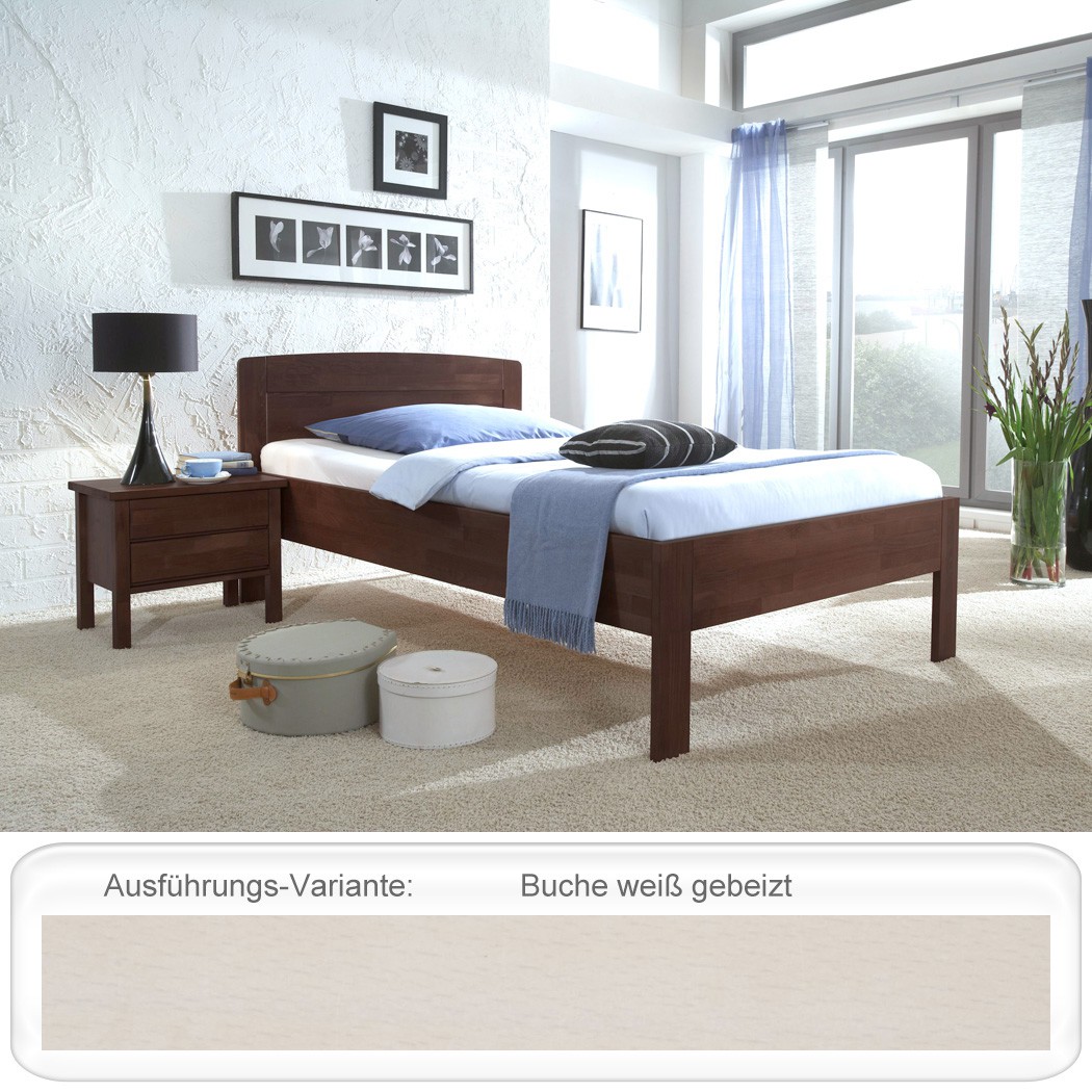 Seniorenbett nyon comfort nachttisch buche varianten holzbett ...