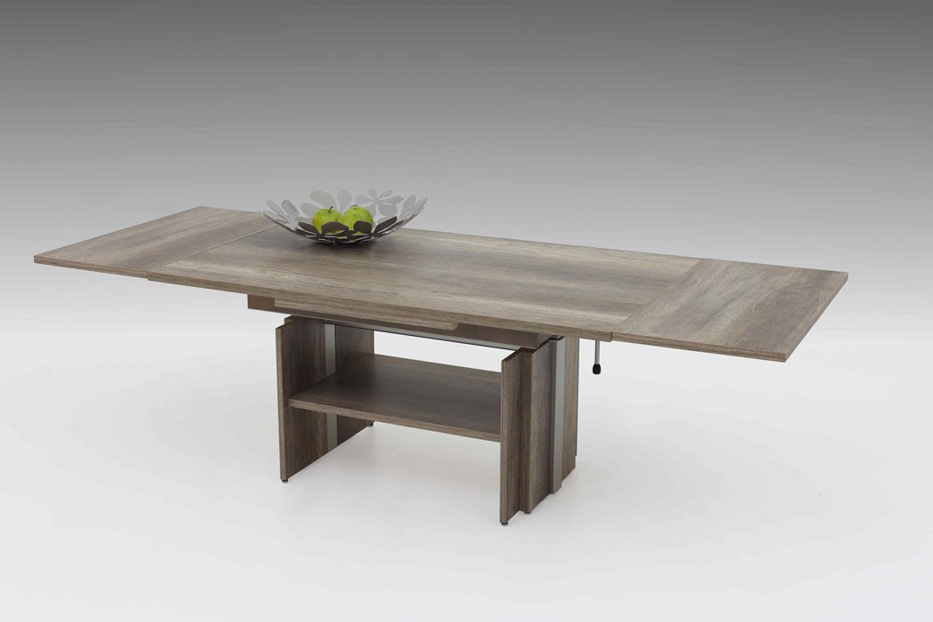 Couchtisch Jerrit Wildeiche 110(177)x68x53 cm ausziehbar ...