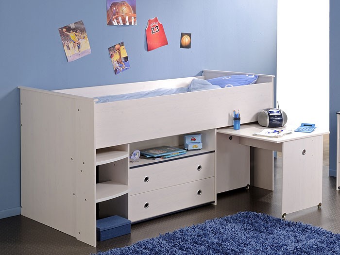 Hochbett mit schreibtisch ~ kreative deko ideen und innenarchitektur