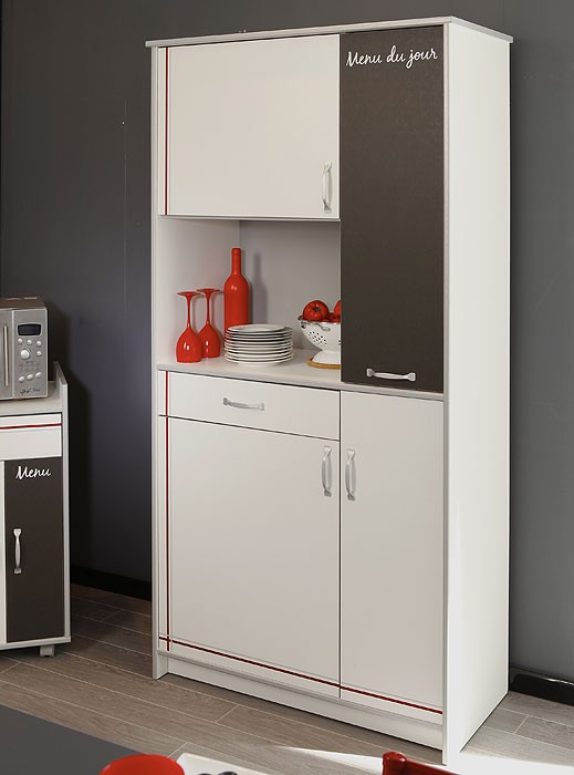Küchenmöbel komplett cosina 9, 4 teilig weiÃ, schrank anrichte ...