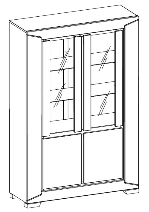 wohnzimmer vitrine grau:Vitrine Highboard Eiche grau 126x188x44cm, Esszimmerschrank wohnzimmer vitrine grau:Vitrine Highboard Eiche grau 126x188x44cm, Esszimmerschrank