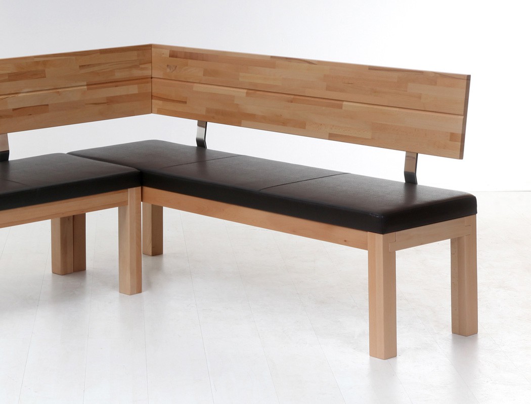 Eckbank luca small 190x150cm holzbank varianten massivholz ...