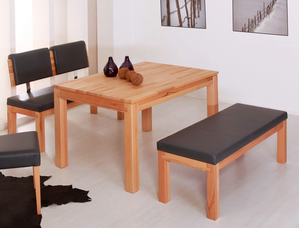 Bank luca ohne lehne 130cm 150cm varianten holzbank sitzbank ...