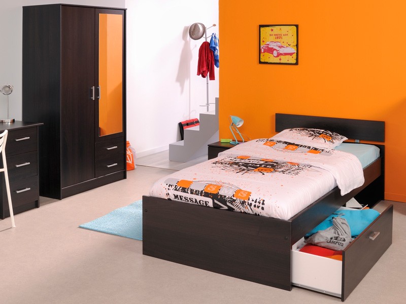 Kinderzimmer inaco 254 kaffee, jugendzimmer 3 teilig schrank bett ... Bett wie schrank