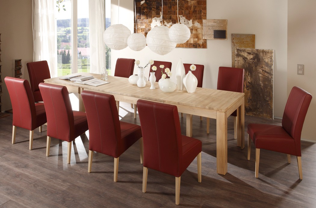 essgruppe eiche sonoma, ausziehtisch allround + 10 stühle lenz essgruppe eiche sonoma, ausziehtisch allround + 10 stühle lenz, Esstisch ideennn