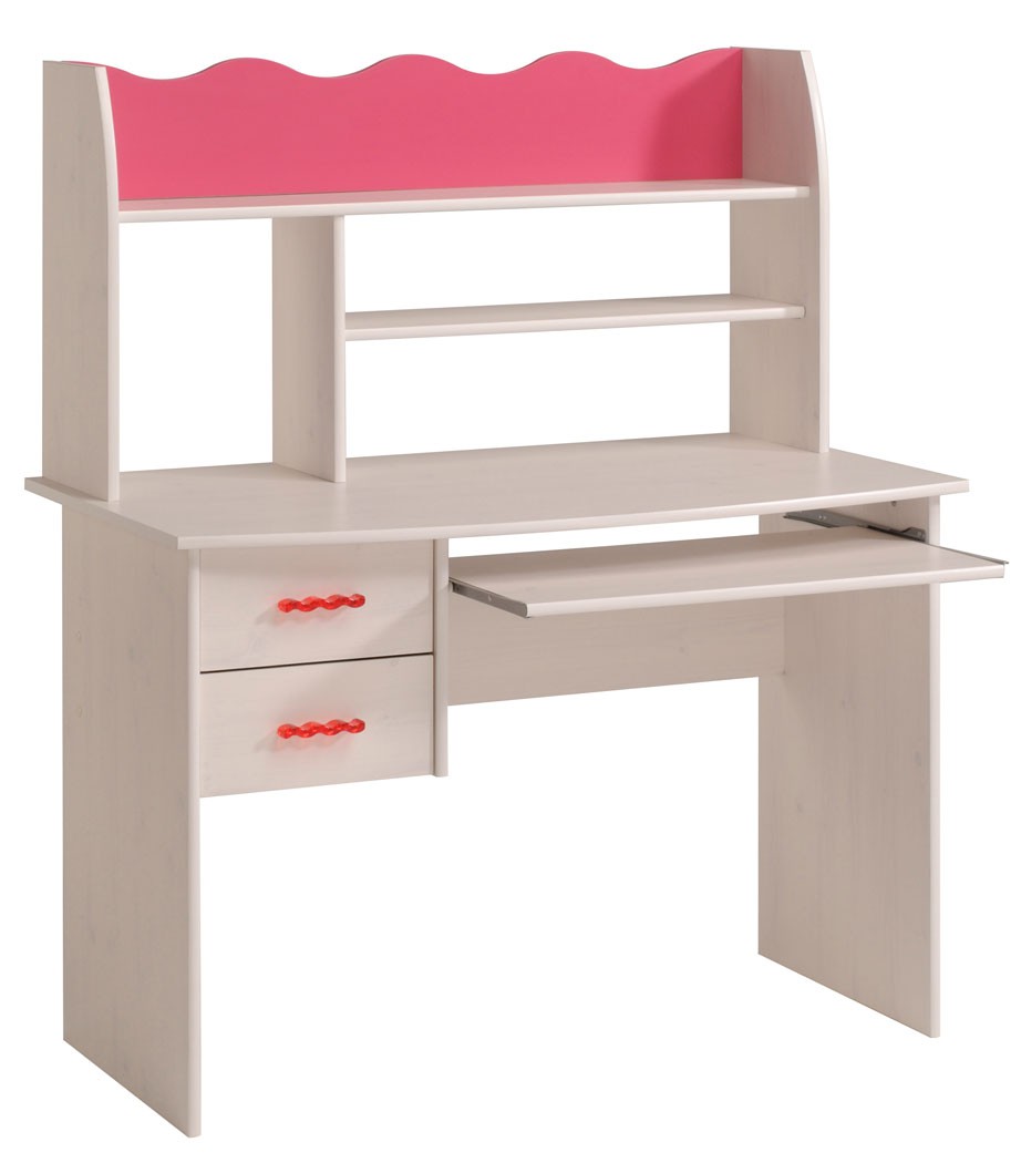 Schreibtisch lilan 3 weià pink kinderzimmer mädchen tisch ...